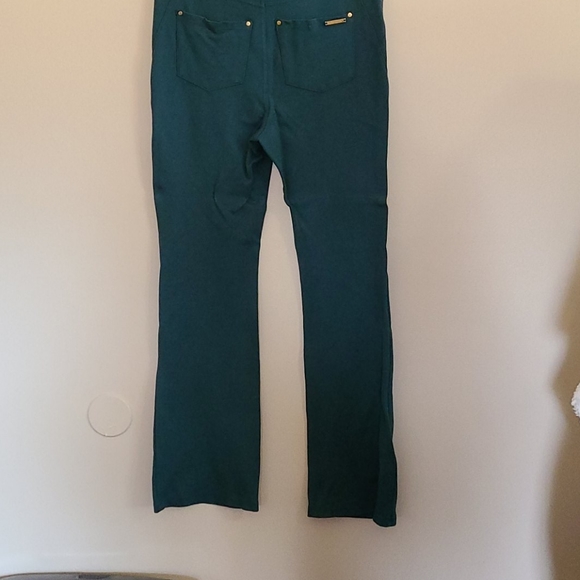 B1G1 Free Green Zip Up Jeggins Type Pants Sz 10 - Picture 2 of 4